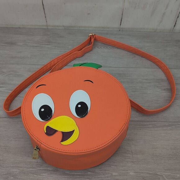 Disney Handbags - Disney Parks  Round Orange Bird Purse ~ Cross over Shoulder Bag